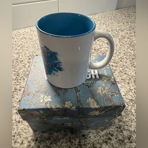 Inspired by the Almond Blossom artwork by Van Gogh with a Gift Box.